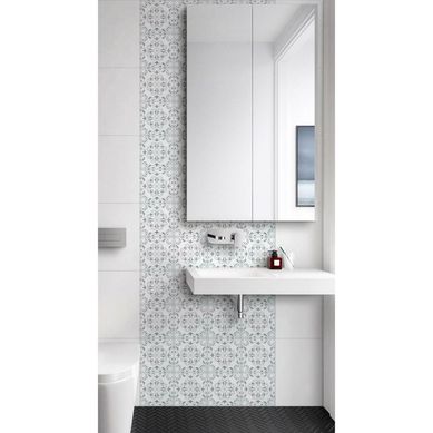 Azulejo Vittoria Gris 15x15cm pack x4 unidades para pared