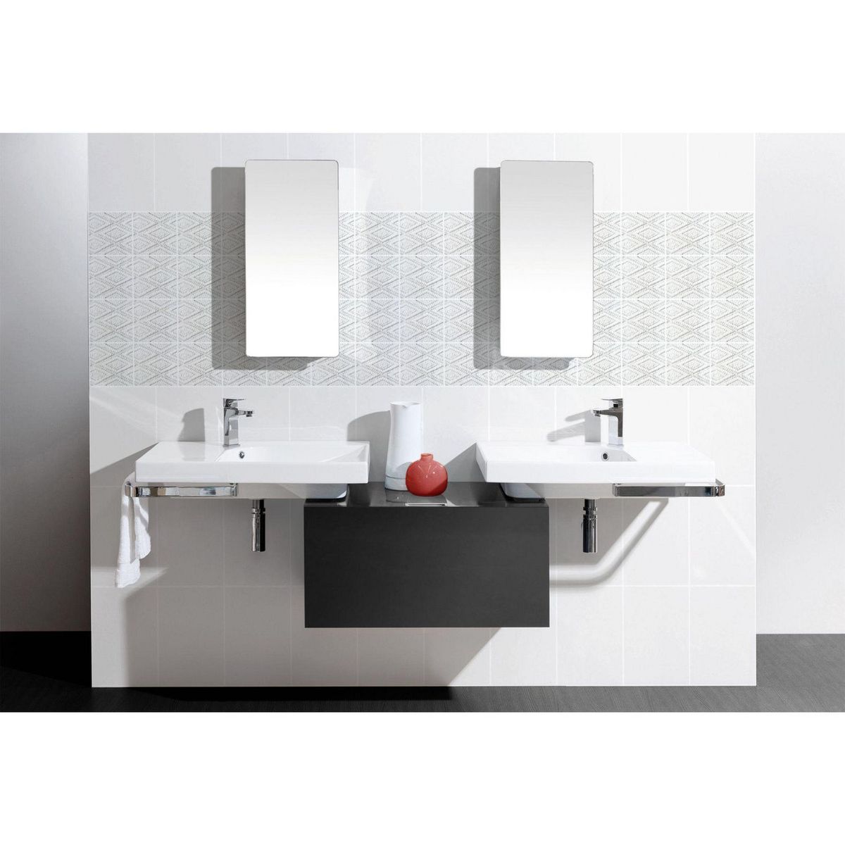 KANTU - Azulejo Fabric Pack x4 Unidades 15x15cm 0.99m2 para pared