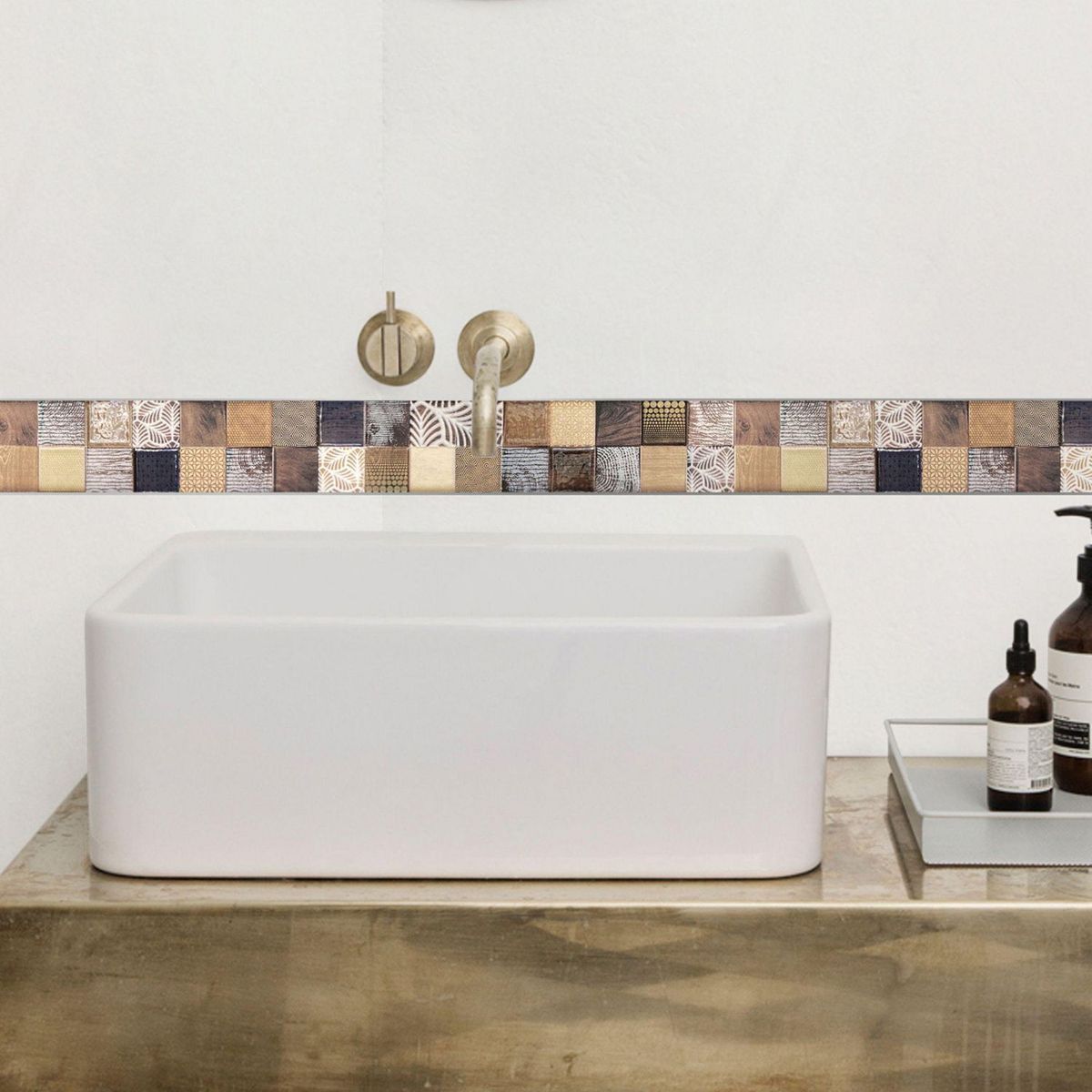 KANTU - Lístelo Cedar Beige 45x5.5cm 0.495m2