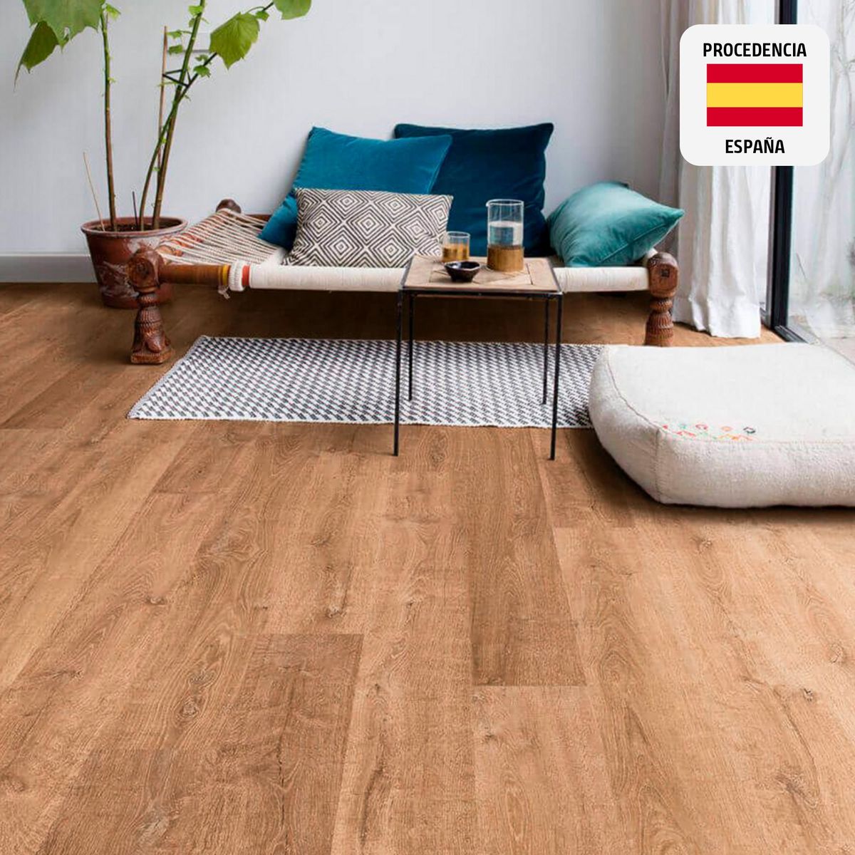 CASTEL - Porcelanato Sherwood Roble Maderado 23x120cm