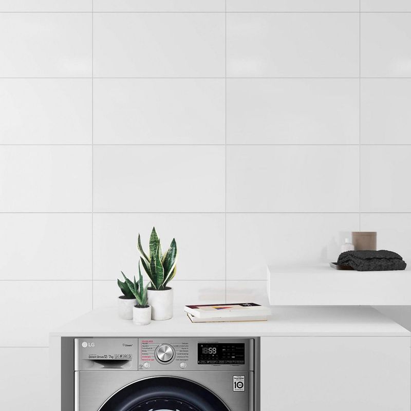 ECOCERAMIC - Cerámico Blanco Mate Clásico 30x60cm para piso