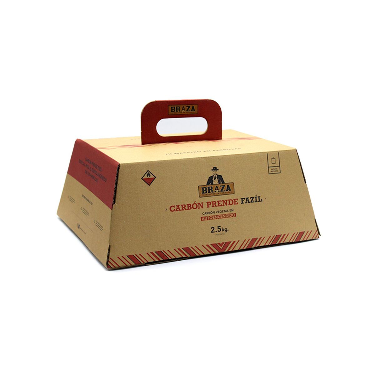 GENERICO - Braza Fazil Carbón Caja x 2.5k