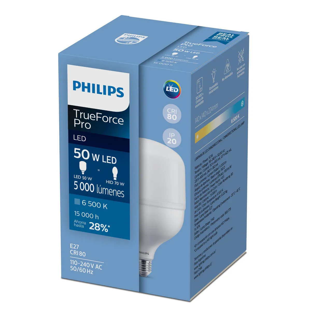 PHILIPS - Foco LED TrueForce 50W Luz Fría 5000lm