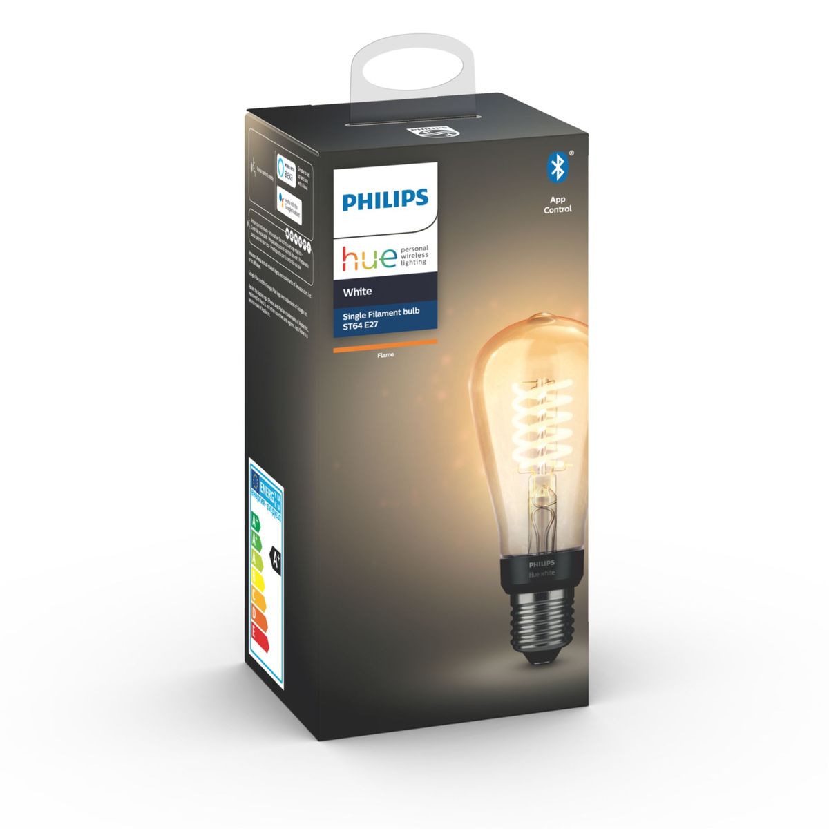 PHILIPS HUE - Hue Foco inteligente Filament Vintage ST64 E27 7W