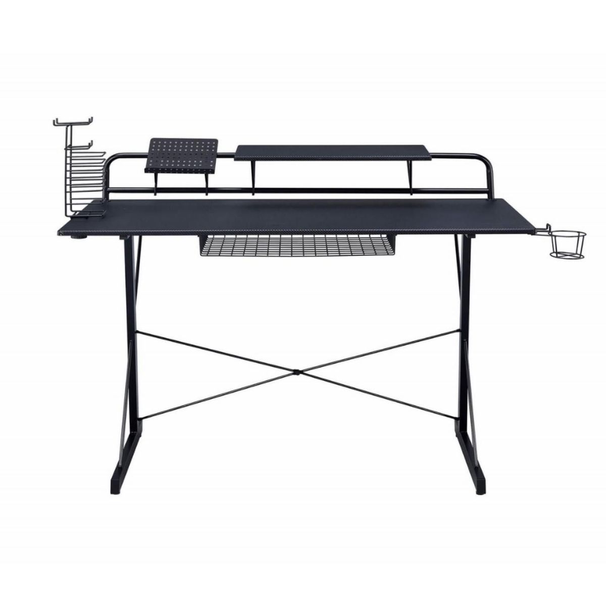 TECHNISPORT - Escritorio Gamer Fibra de Carbono 60 Kg