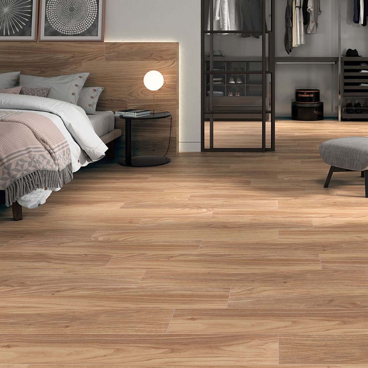 INTERMATEX - Porcelanato Madison Beige Maderado 22.5x119.5cm 1.61m2