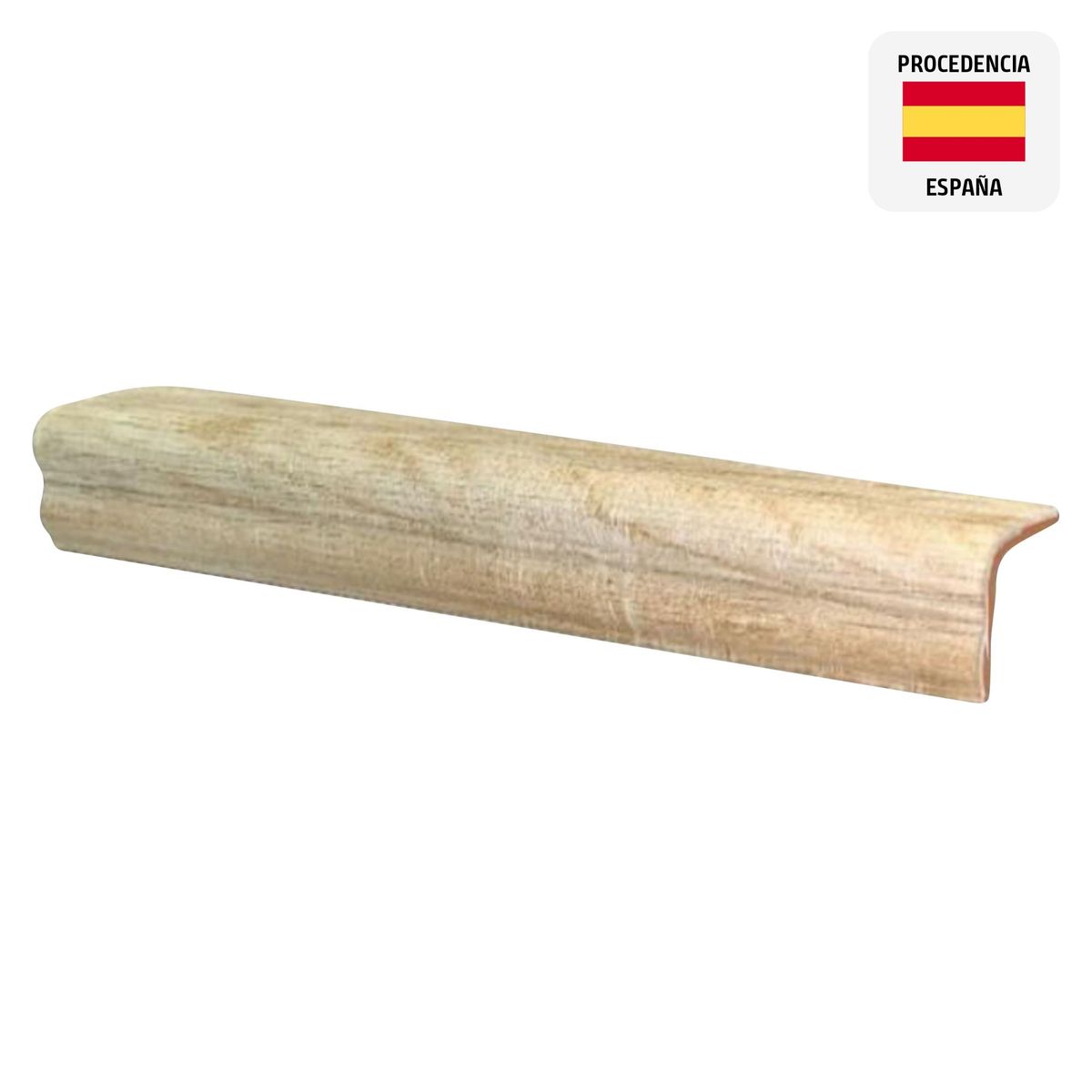 INTERMATEX - Cerámico Peldaño Madera Arce Crema 5.5x33.3cm para piso