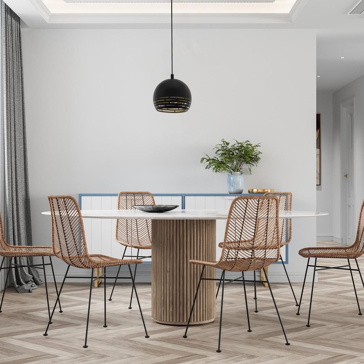 EGLO - Luminaria Colgante Eglo Camastra E27 1x40w H1100 Ø225