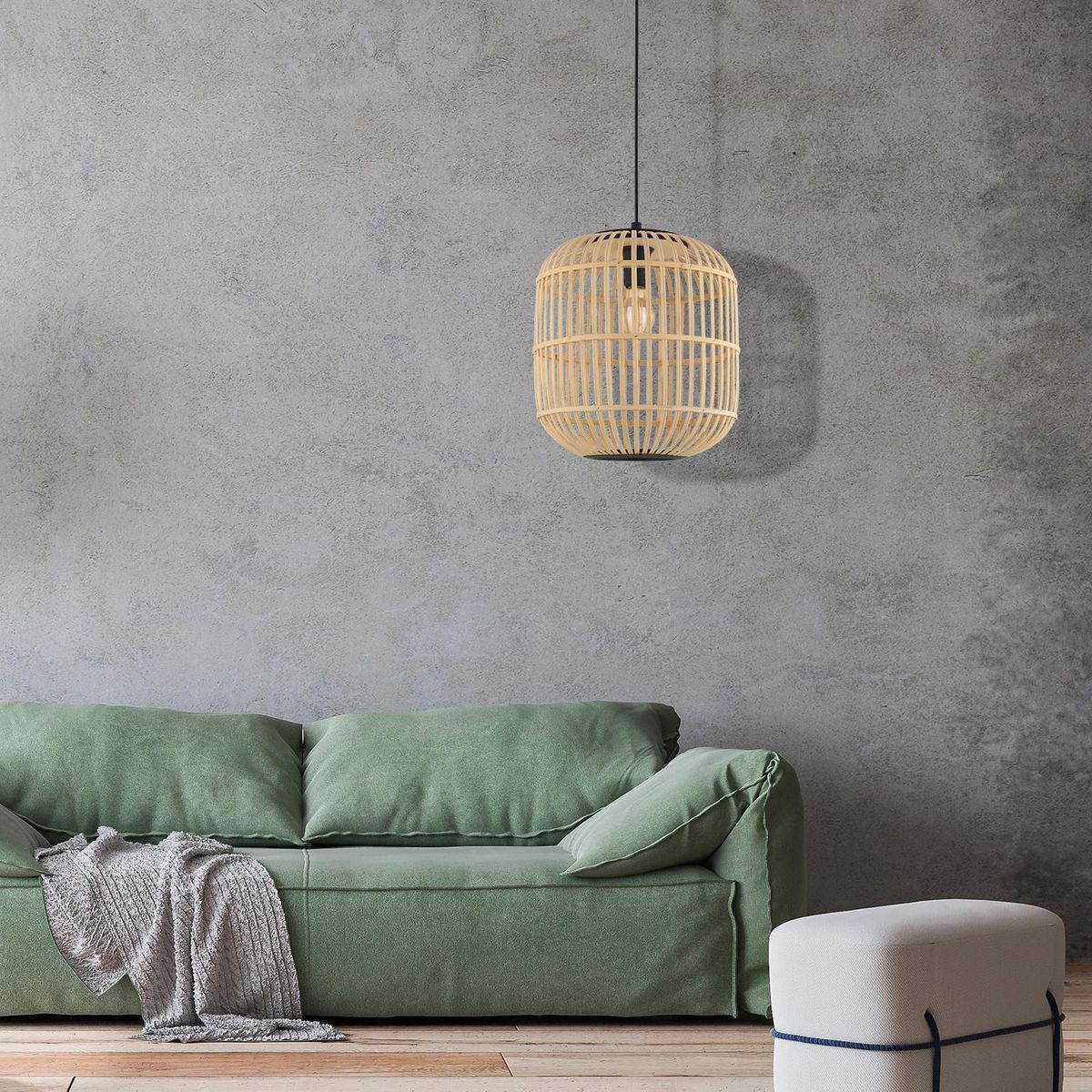 EGLO - Luminaria Colgante Eglo Bordesley E27 1x28w H1100 Ø350