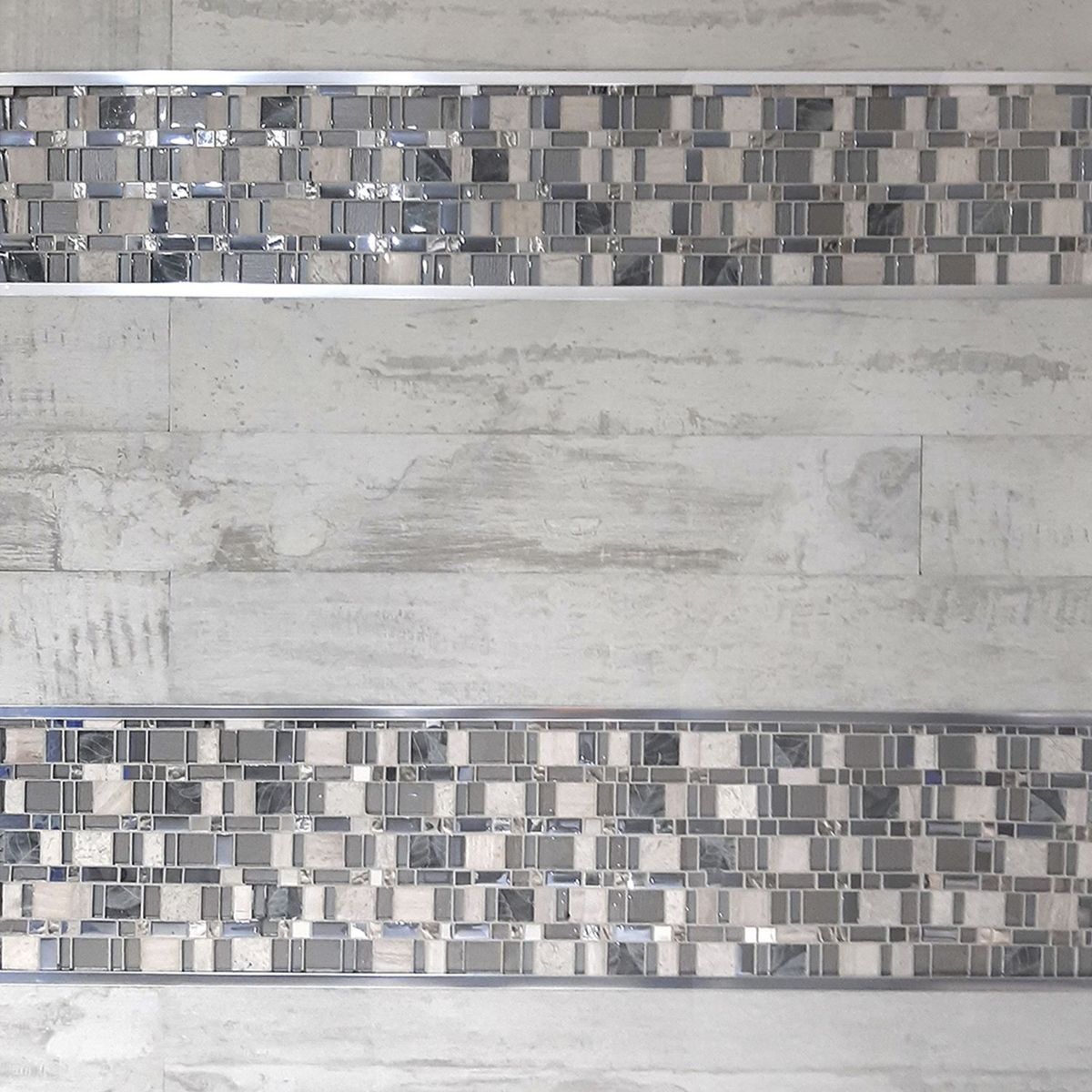 INTERMATEX - Mosaico America Grey Marmolizado 30x30cm 1.08m2 para pared