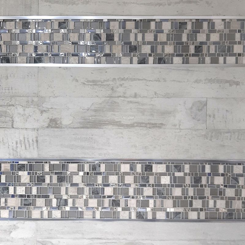 INTERMATEX - Mosaico America Grey Marmolizado 30x30cm 1.08m2 para pared