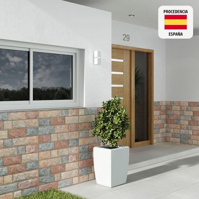 Fachaleta Rock Multi 20x60cm 0.84m2 para pared