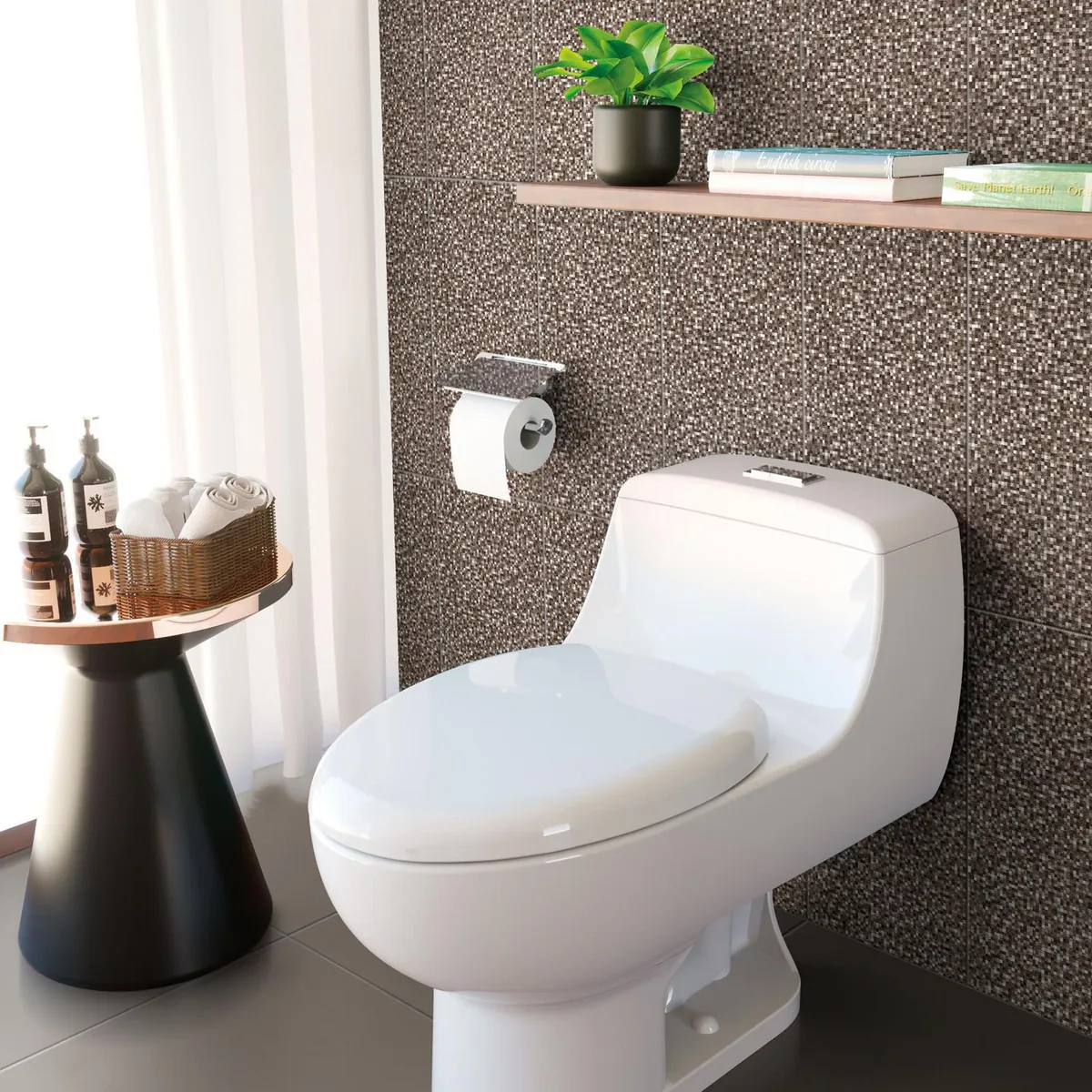 CELIMA - Cerámica Marrón Decorado 60x60cm 1.81 m2 Trama