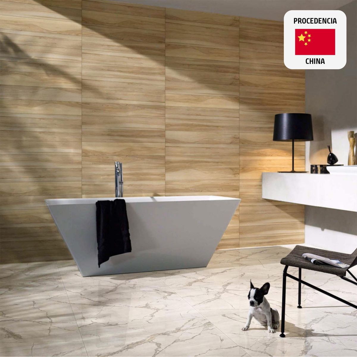 POINTER - Cerámico Iberica Natural Maderado 15x90cm 1.61m2 para piso