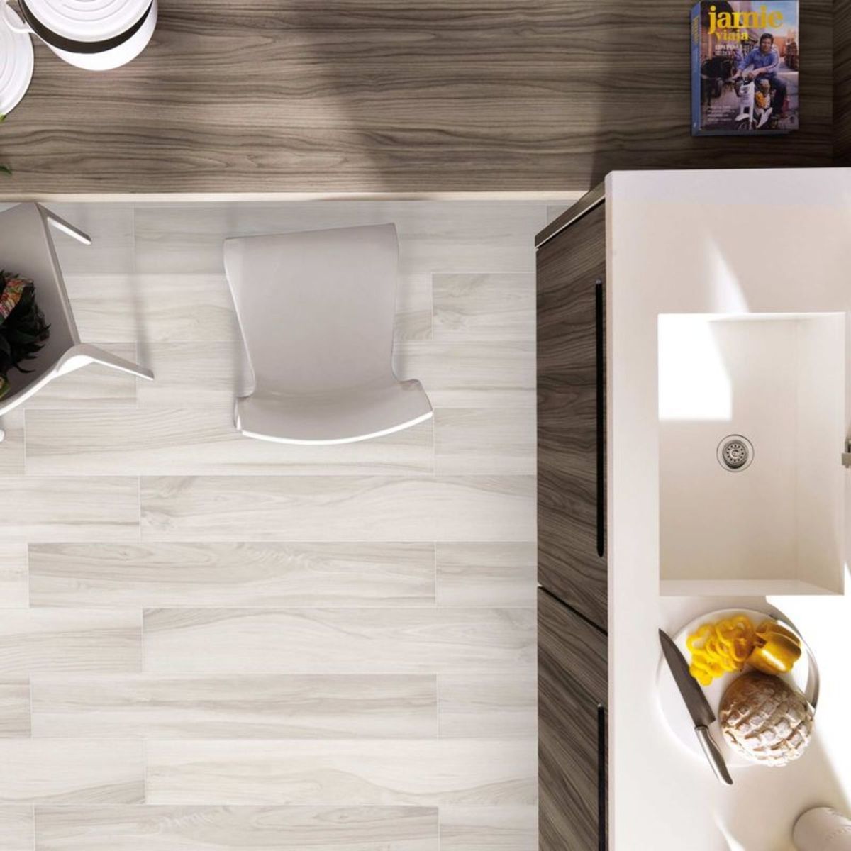 POINTER - Cerámico Iberica Platina Maderado Gris 15x90cm 1.61m2 para piso