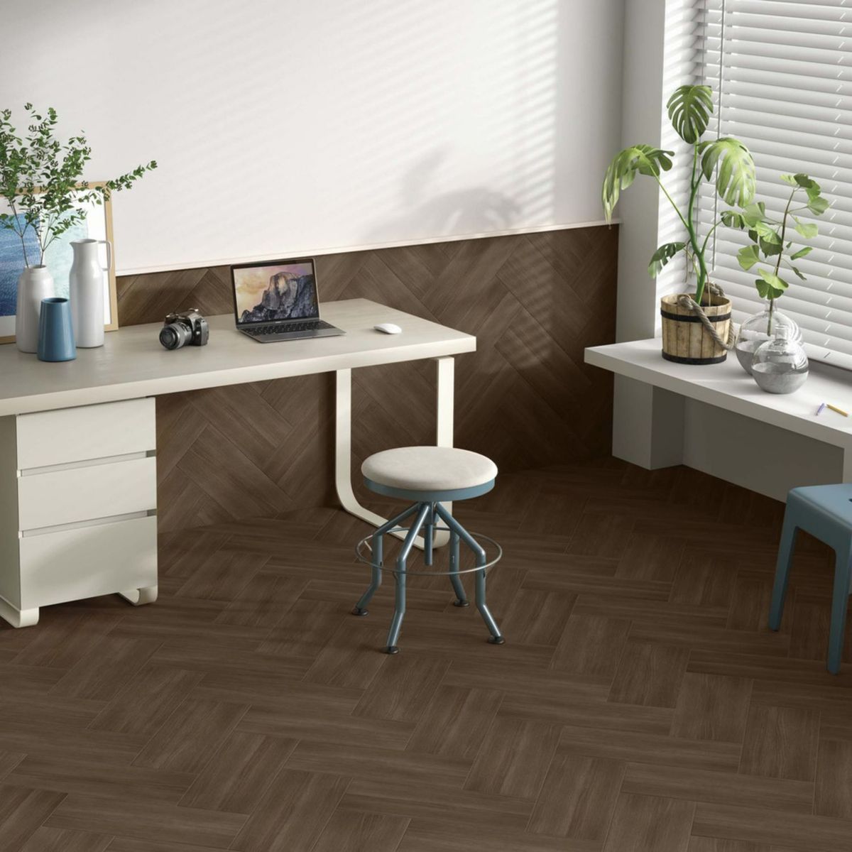 GRAIMAN - Cerámico Kapur Roble Maderado 18x45cm 1.13m2 para piso