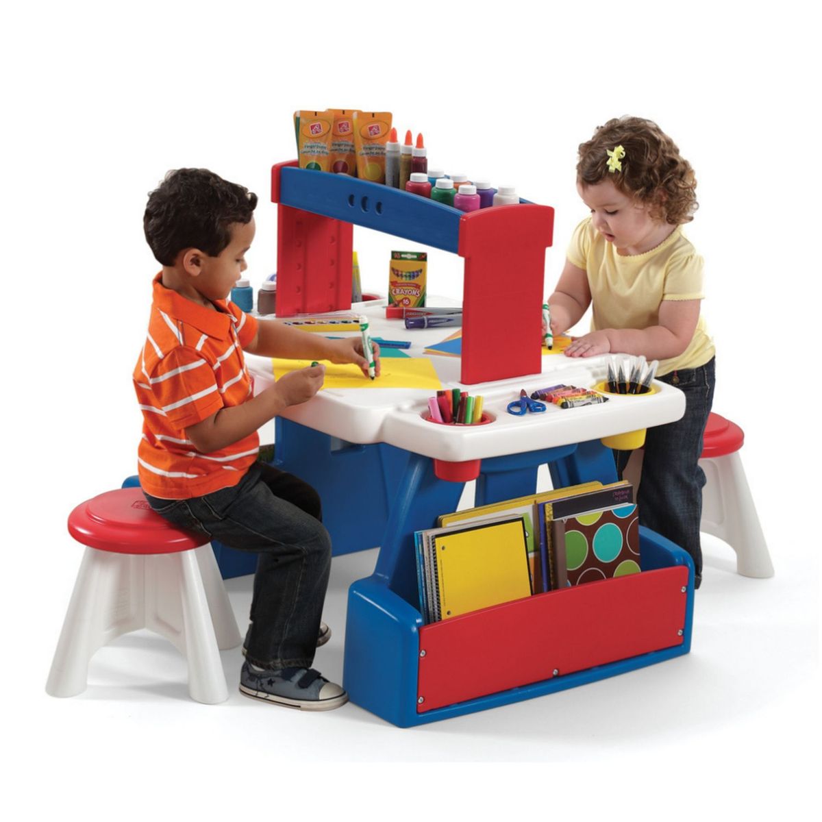 STEP 2 - Escritorio Mesa de Proyectos Multicolor