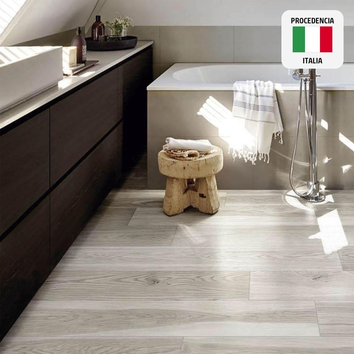 MARAZZI - Porcelanato Treverkmore Almond Maderado 20x120cm