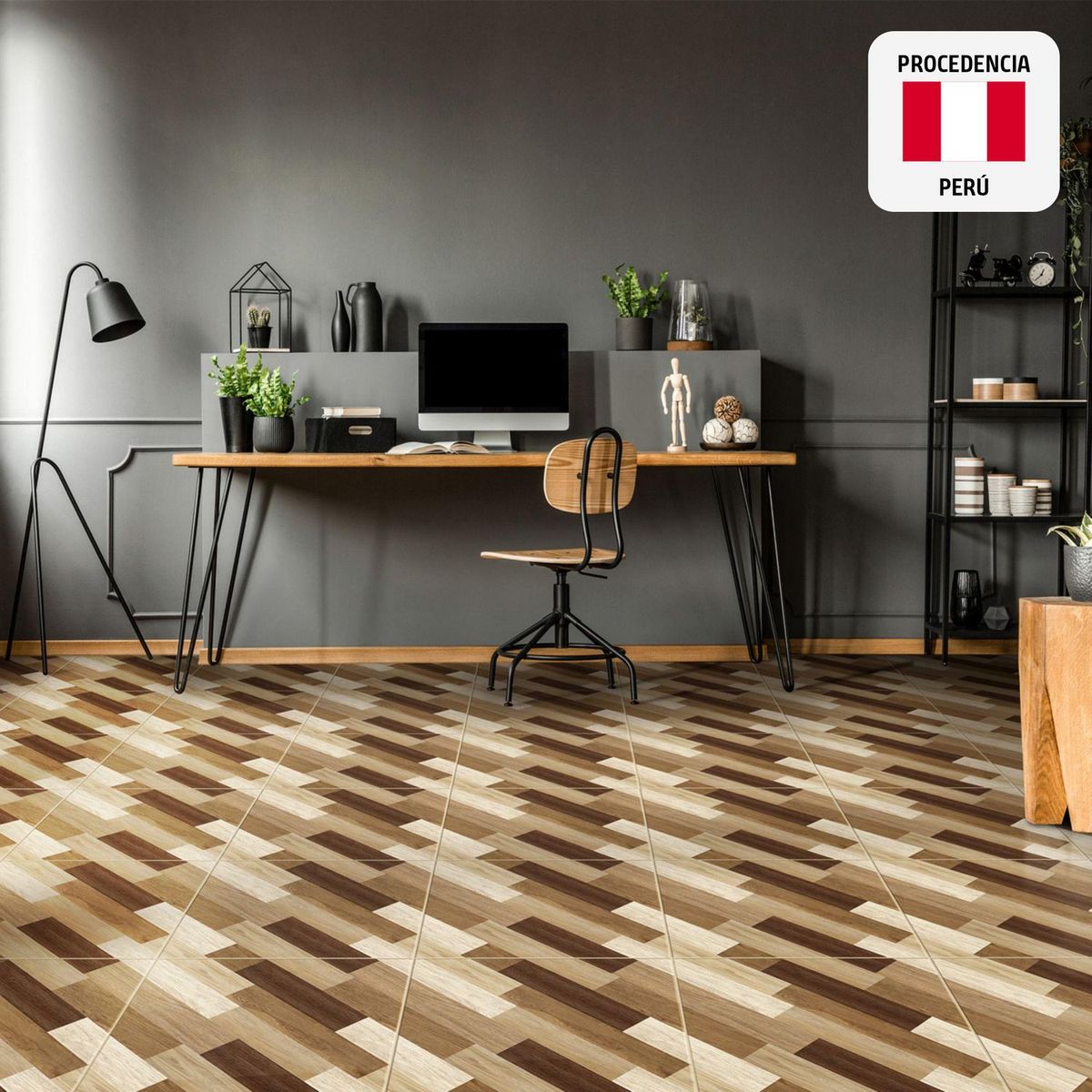 GALA - Ceramica Mix Maderado 46x46cm 1.9m2 Diagonal