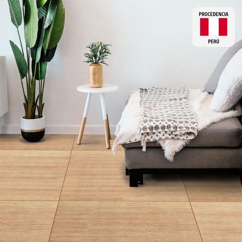 GALA - Cerámica Marrón 60x60 Maderadas Mate 1.44 m2