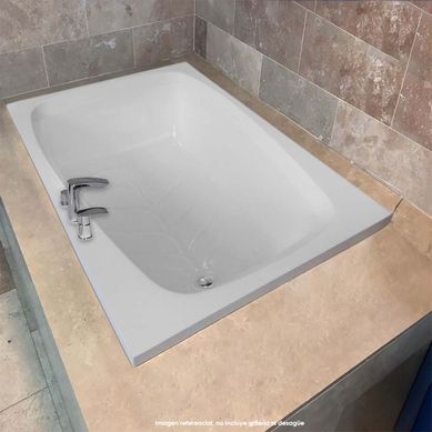 Tina de Bao Rectangular Corinita 120x75cm Blanca