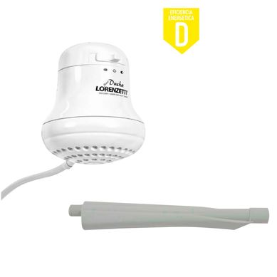 Combo Ducha elctrica Maxi blanca + Brazo para ducha blanco universal