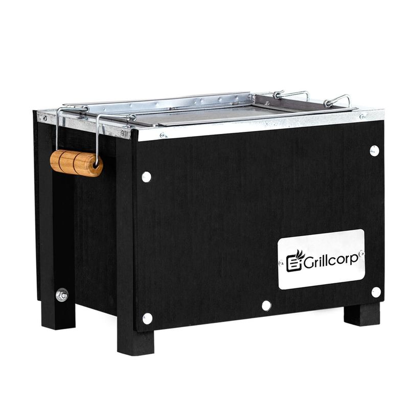 GRILLCORP - Caja China Grillcorp Mini 40x30x30cm Inoxidable Black