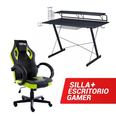 Silla Gamer RAVE y Escritorio Gamer