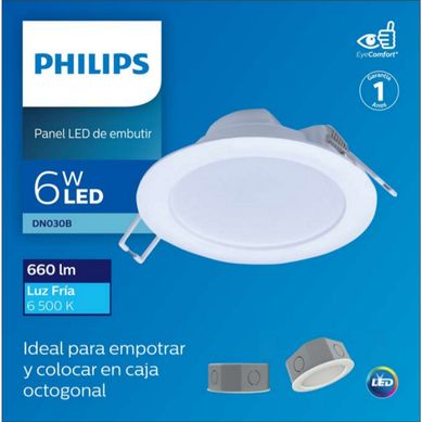Down Empotrable Caja Octogonal Luz Fr�a 6W