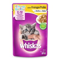 Whiskas Cachorros Alimento para Gatos 85 gr Sabor Pollo