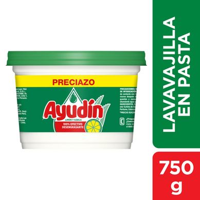 Lavavajilla en Pasta Ayudn Limn y Sbila 750 gr.