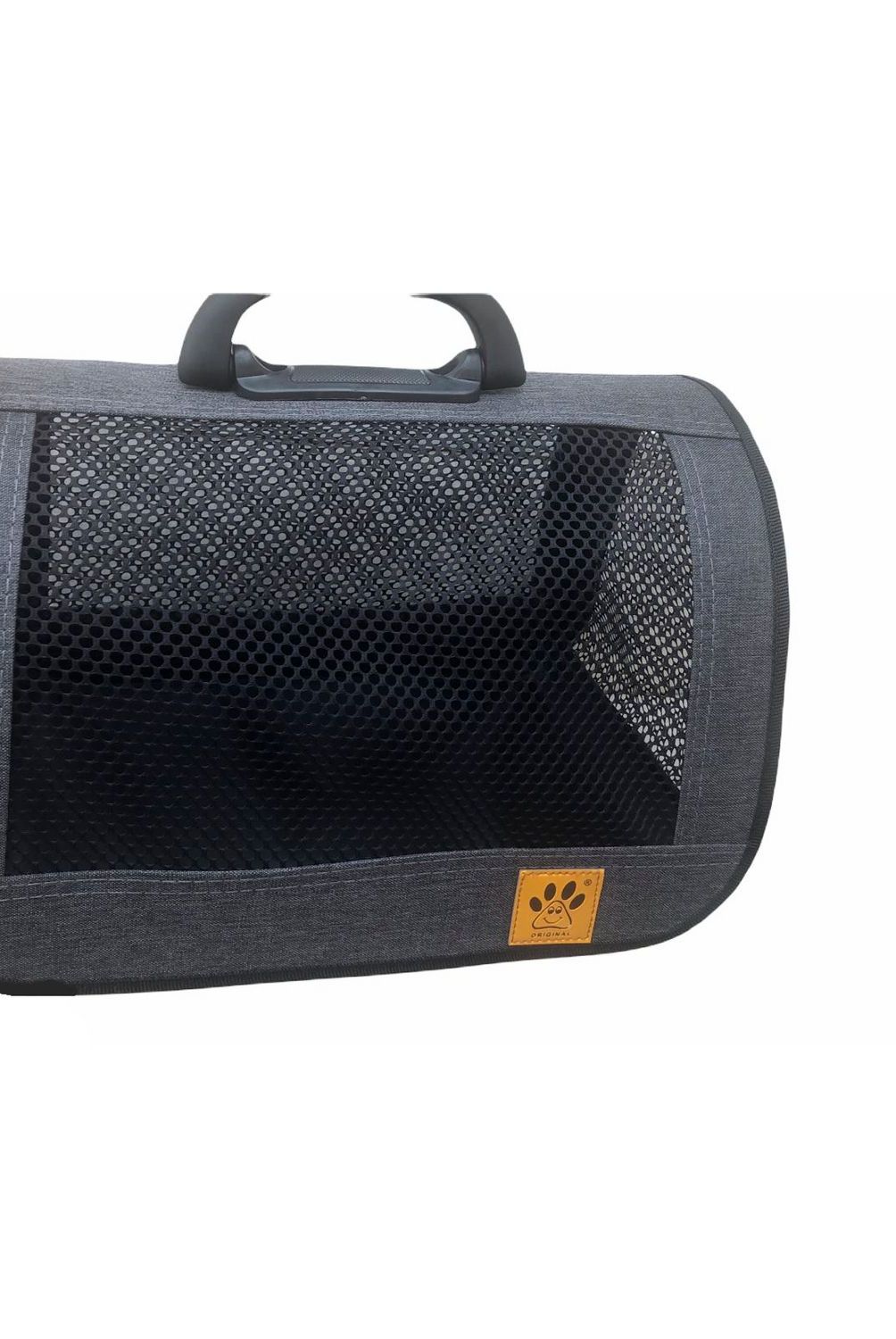 ACCECAN - Porta Mascotas Raza Pequeña Tela Gris 25x26x45cm