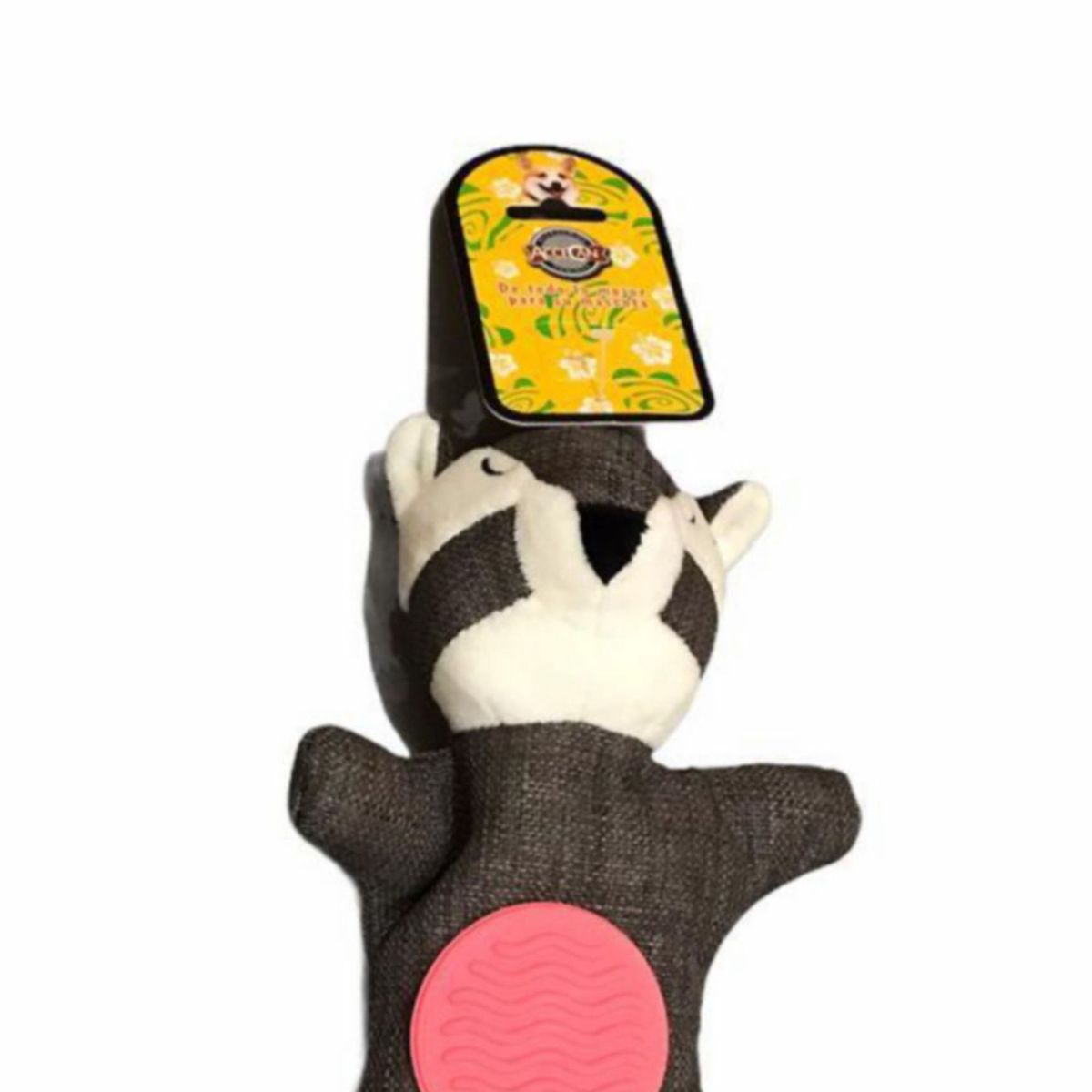 ACCECAN - Juguete para Perros Peluche Mapache de Algodón