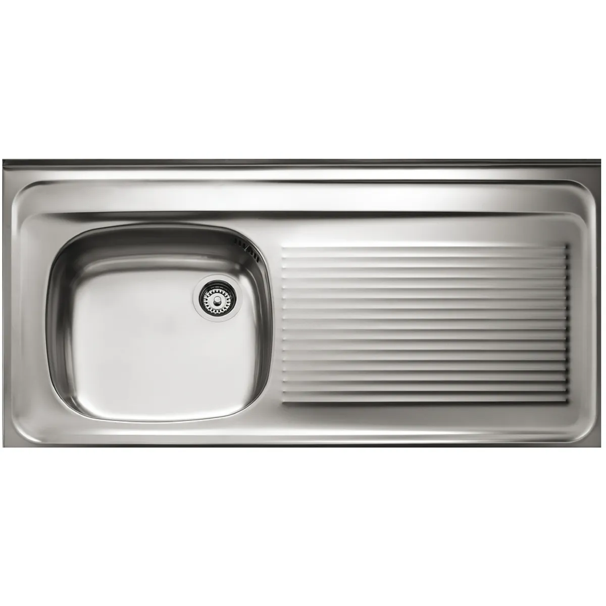 TEKA - Lavadero de Cocina Acero Inoxidable Teka 1 Poza con Escurridero 100x50cm