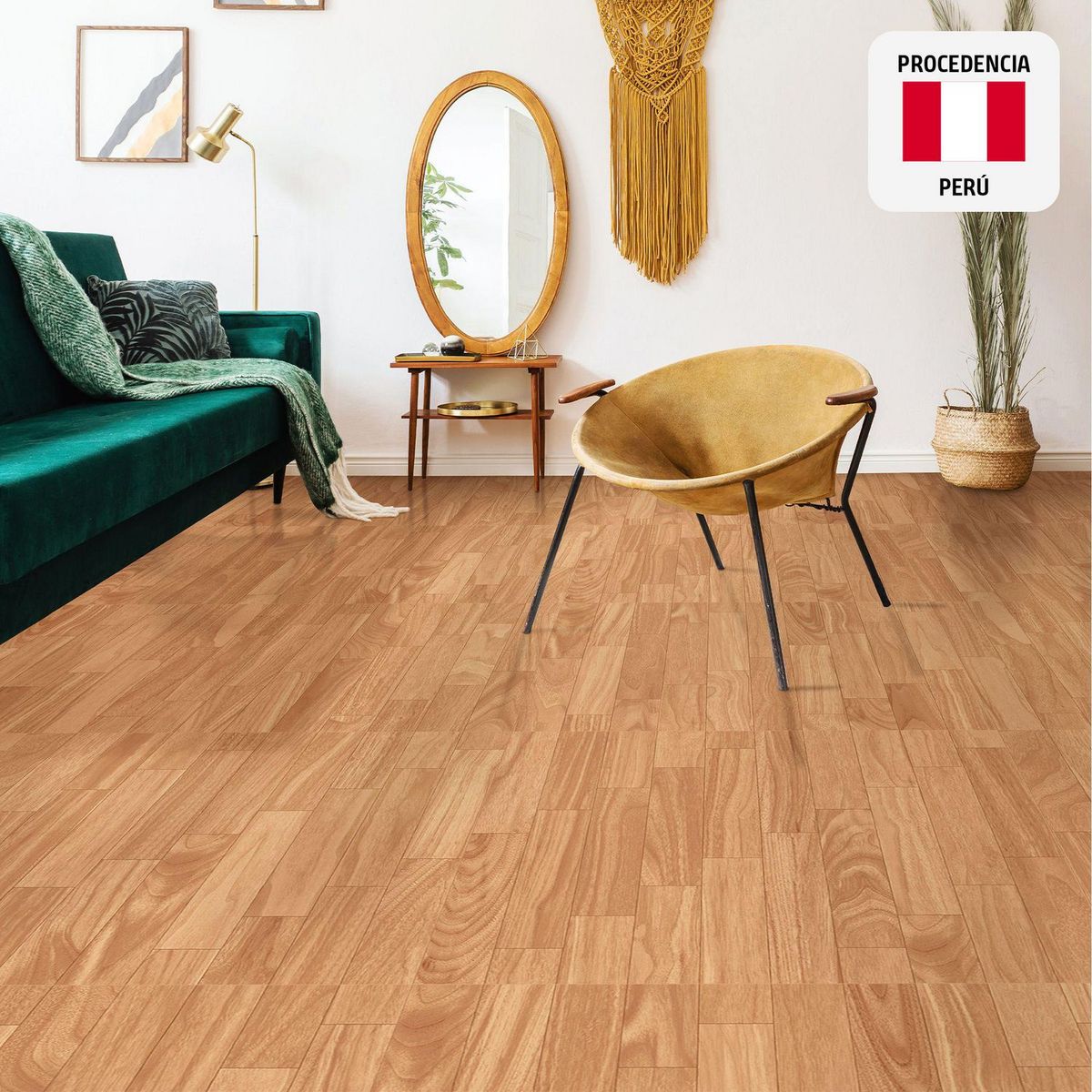 SAN LORENZO - Cerámica Madera Beige 60x60cm 1.44m2 para piso