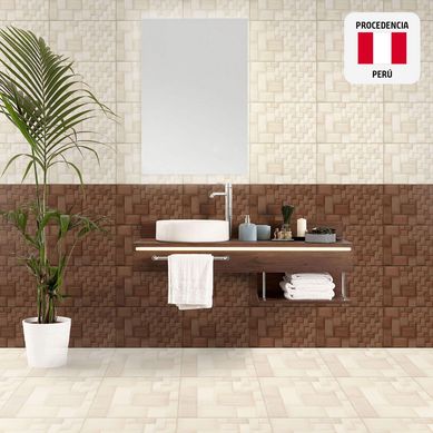 Cermica Marmenelli Choc 27x45cm 1.7m2 para pared