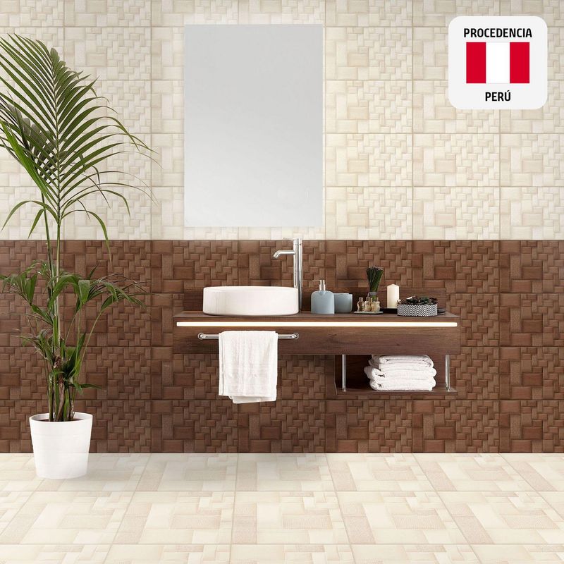 SAN LORENZO - Cerámica Marmenelli Choc 27x45cm 1.7m2 para pared