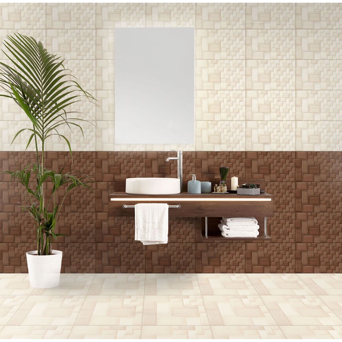 SAN LORENZO - Cerámica Marmenelli Choc 27x45cm 1.7m2 para pared