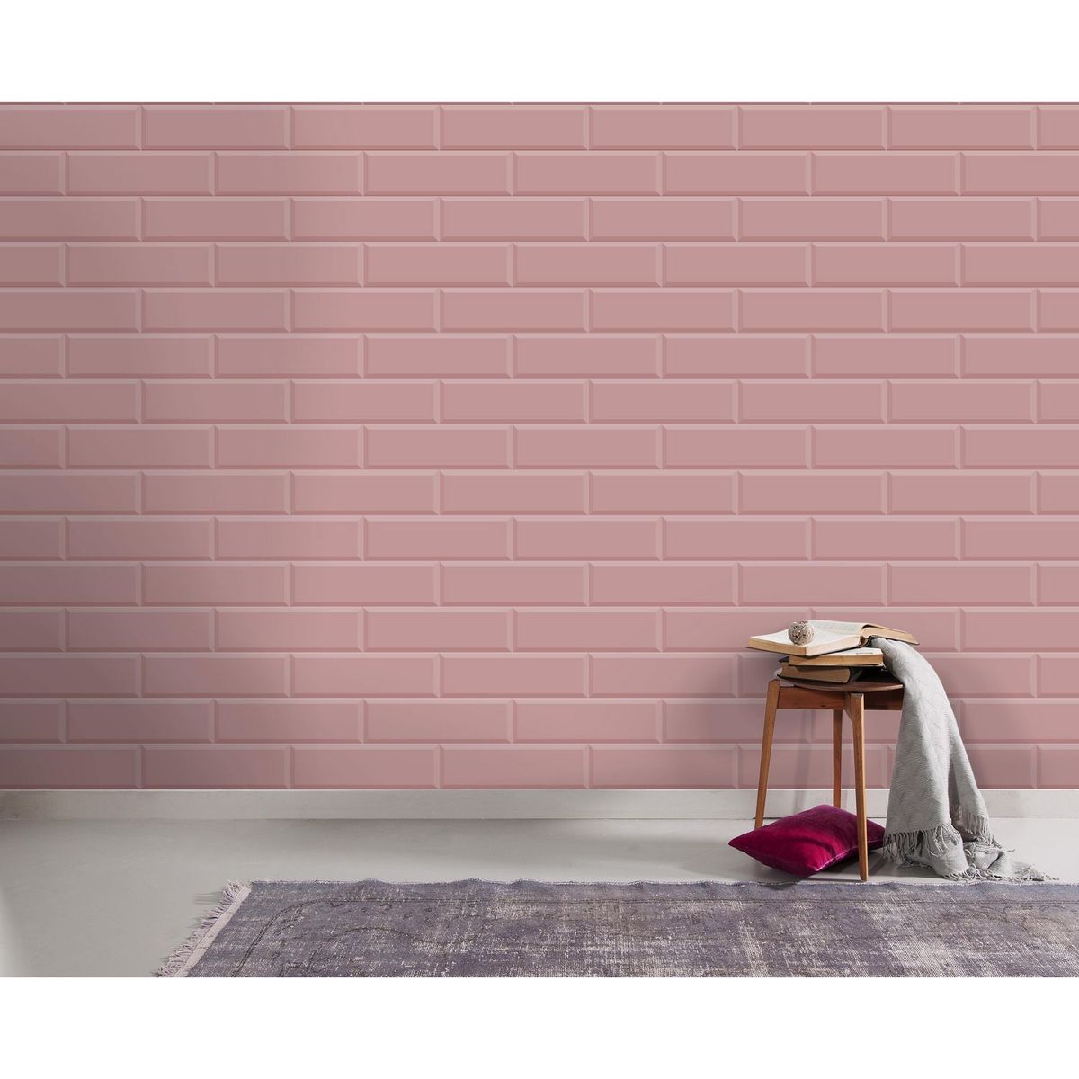 SAN LORENZO - Cerámica Brick Ros 30x40cm para pared