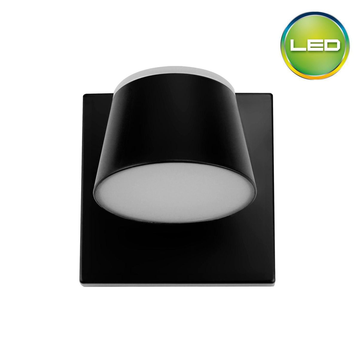 LIGHTECH - Braquete de Pared Exterior Pascal LED Negro 7W IP20