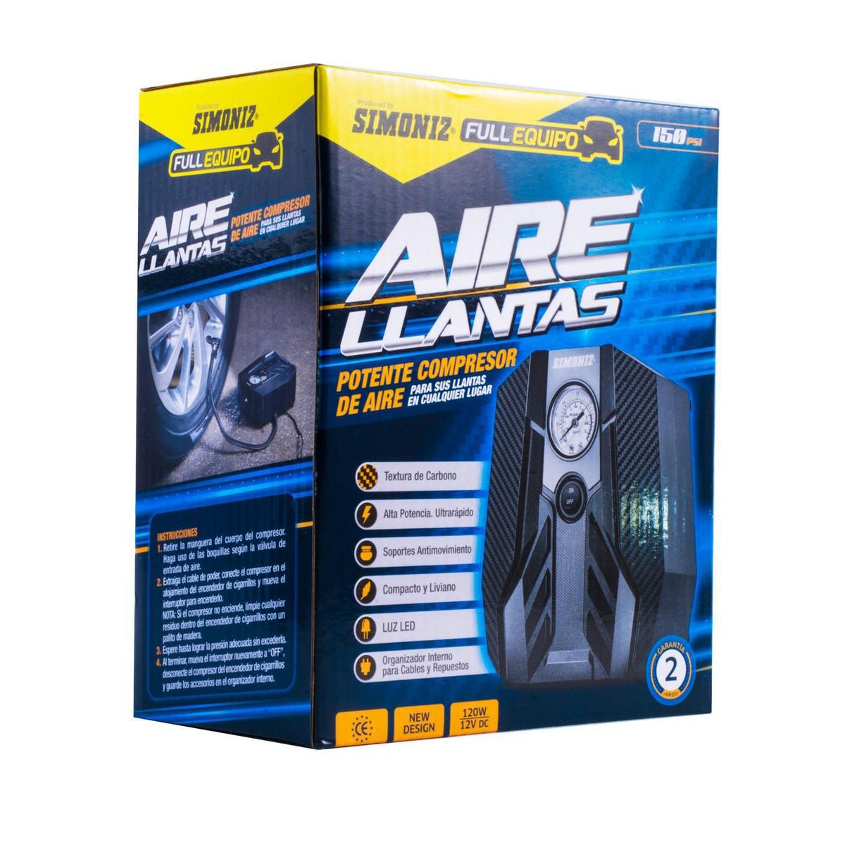 SIMONIZ - Compresor Liv 120W 12v
