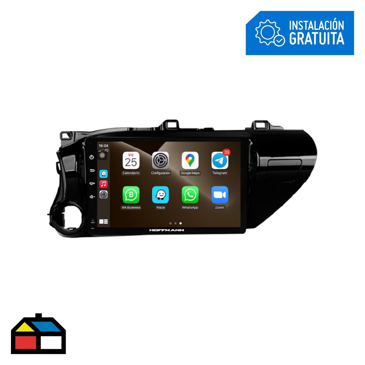 HOFFMANN - Autoradio Hoffmann Multimedia Toyota Hilux Revo 2016 – 2023