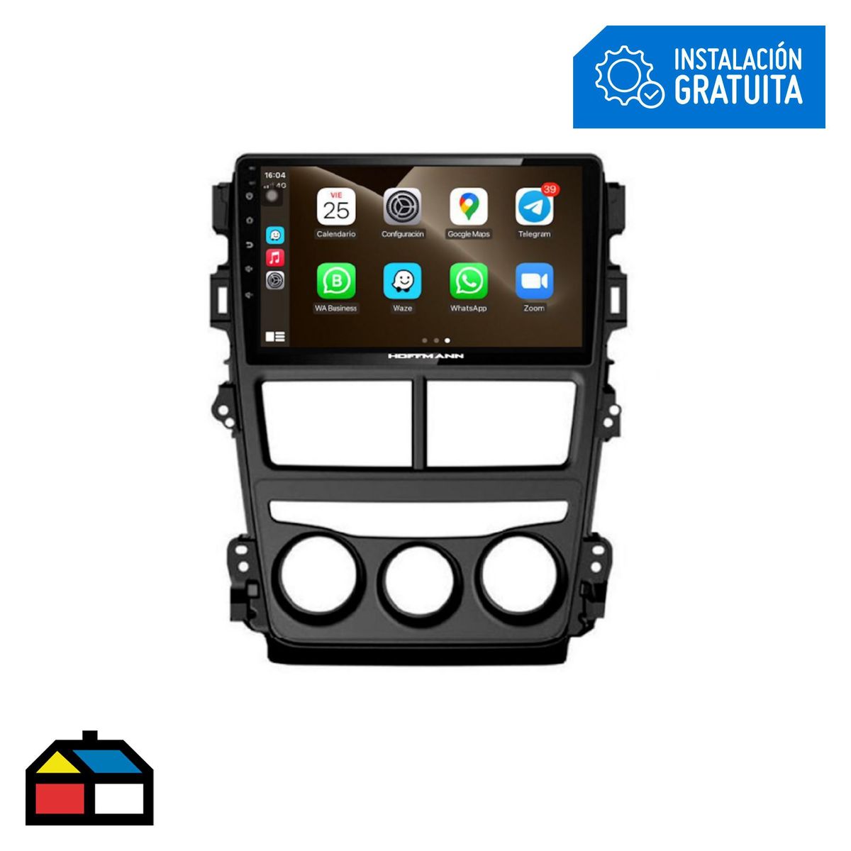 HOFFMANN - Autoradio Hoffmann Multimedia Toyota Yaris 2018 – 2020 (AC Manual)