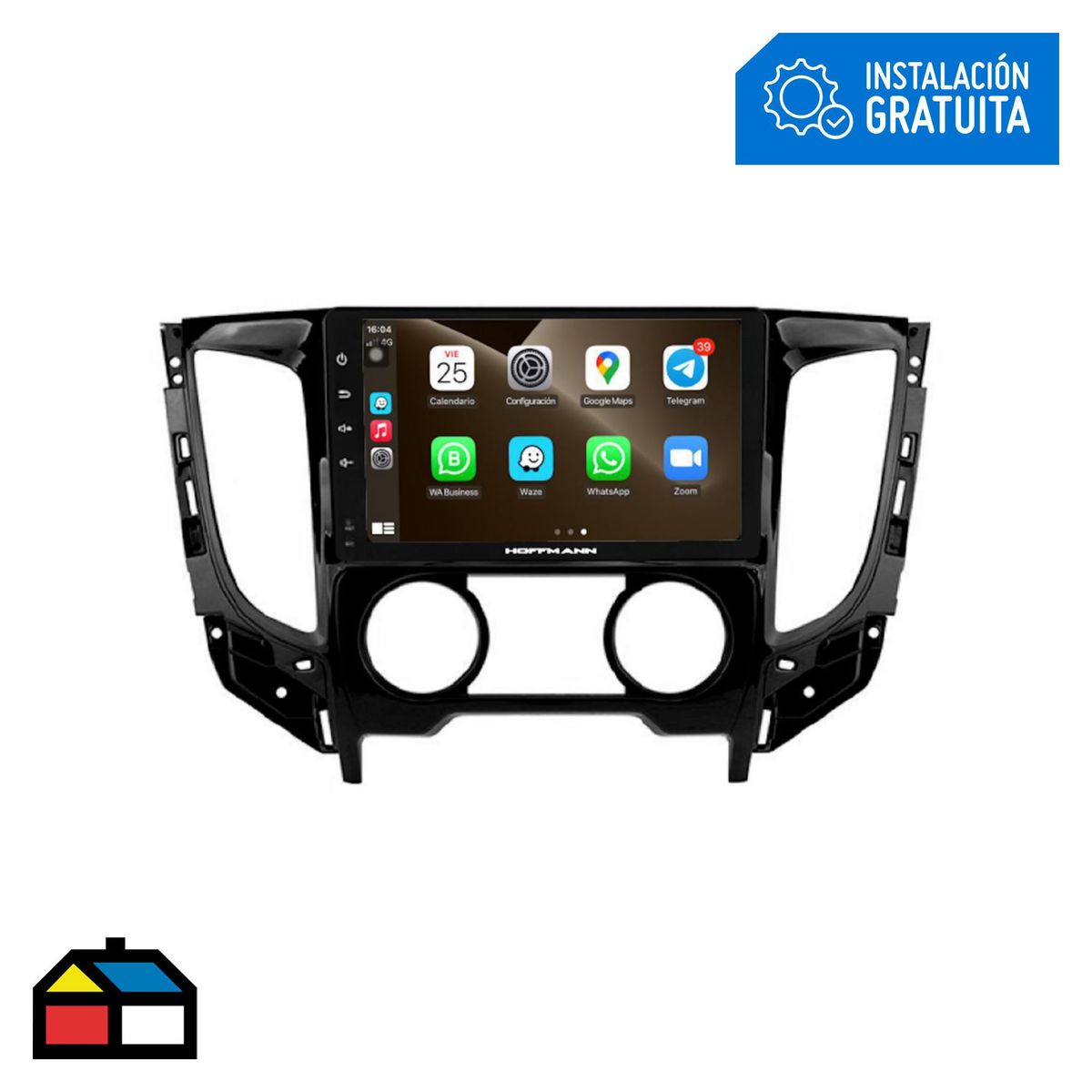 HOFFMANN - Autoradio Hoffmann Multimedia Mitsubishi L200 2016 – 2019 (AC Manual)