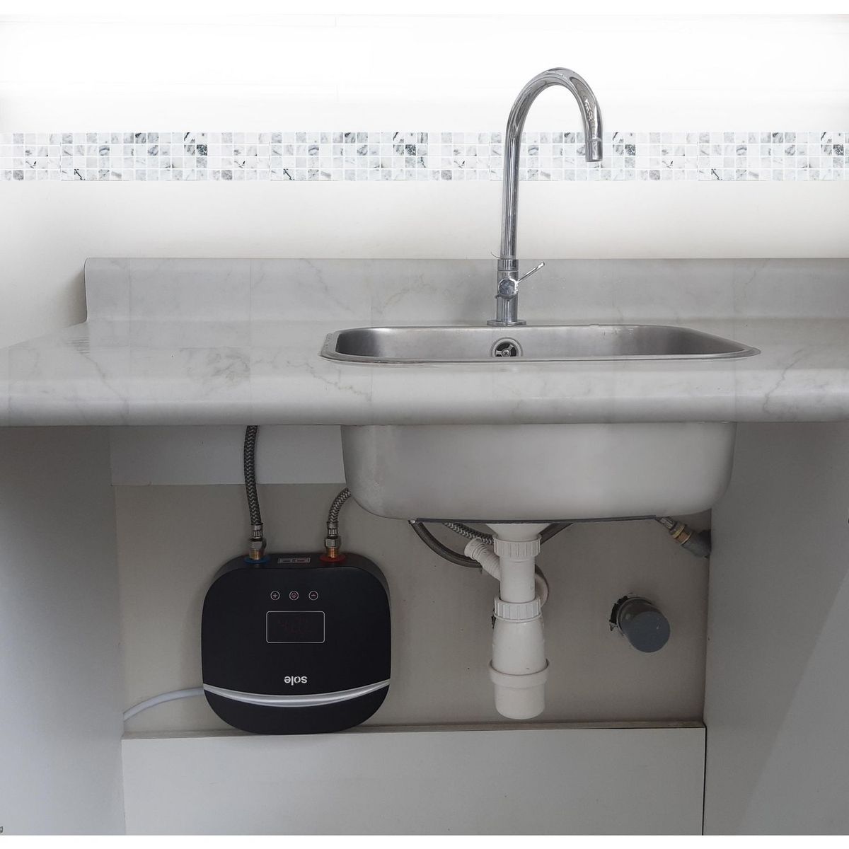 SOLE - Calentador Eléctrico Sole Rapiclean Bajo Lavadero 3.5kW