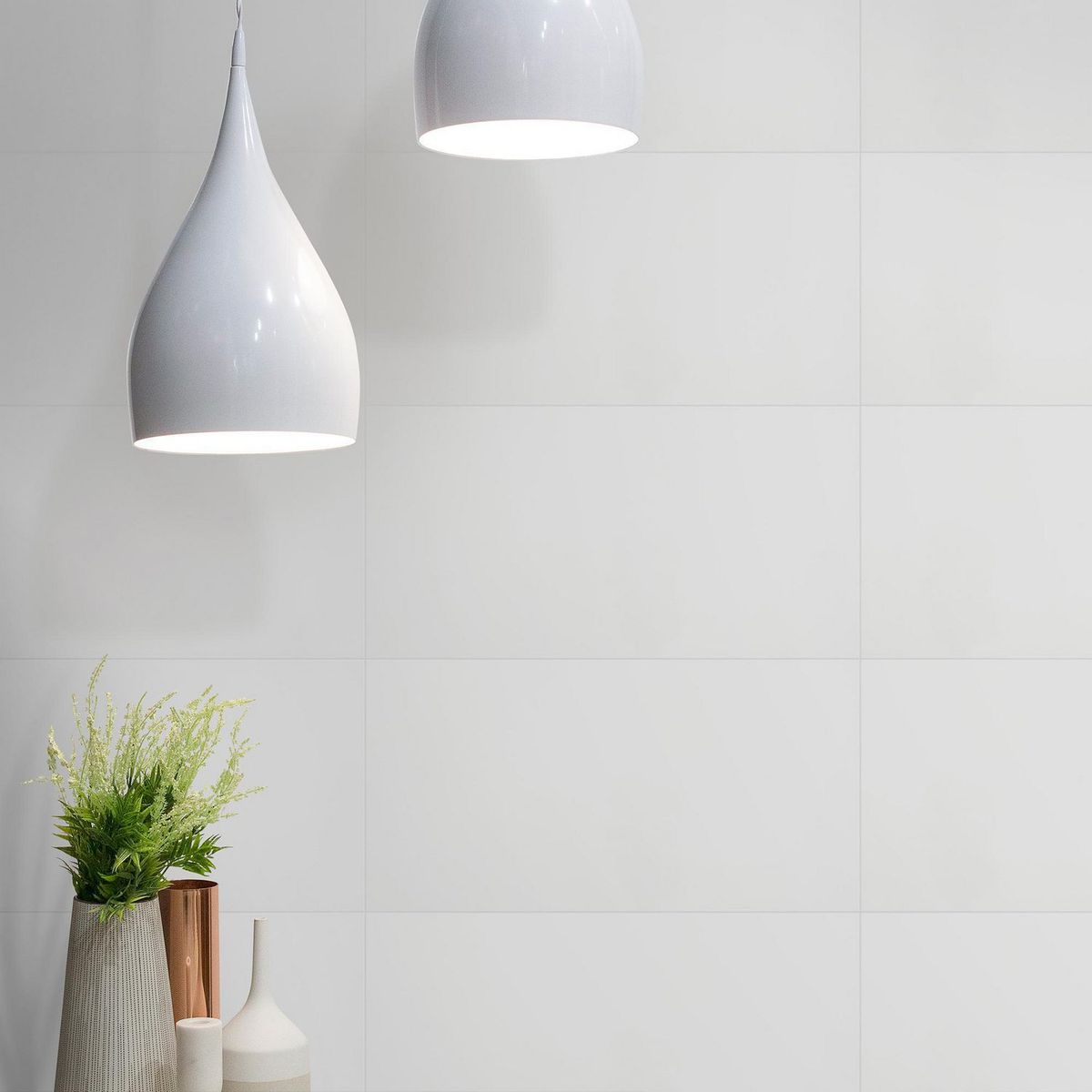 KERATILE - Cerámica Ice Mate Blanca Clásica 30x60cm para muro