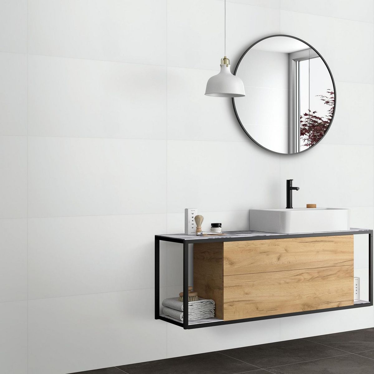 KERATILE - Cerámica Ice Mate Blanca Clásica 30x60cm para muro