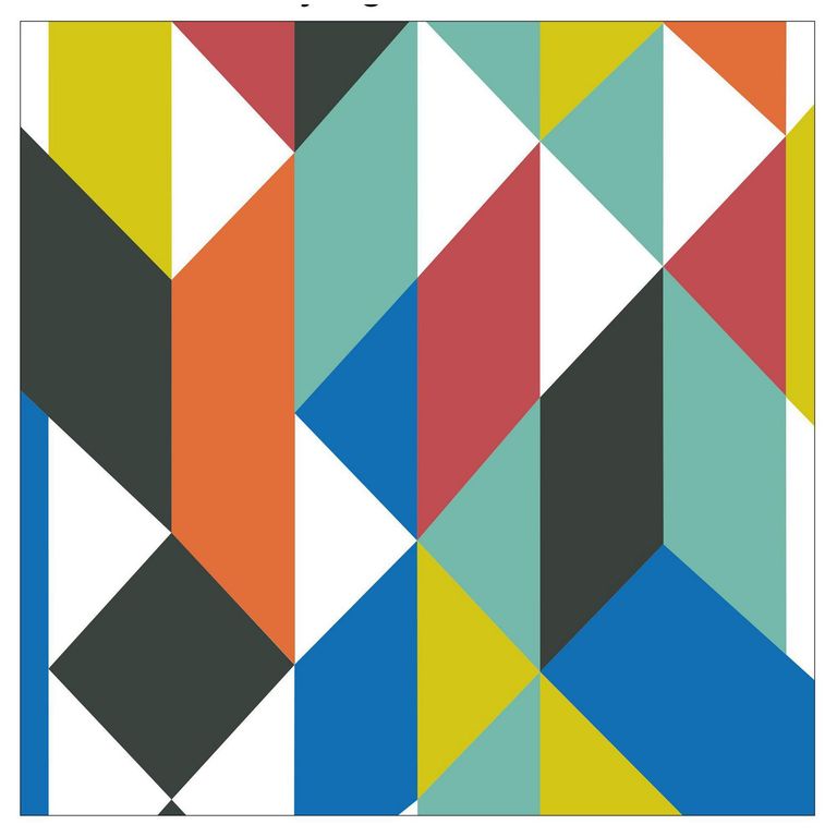 Cojín Geométrico Color Crush 45x45cm | Sodimac Falabella