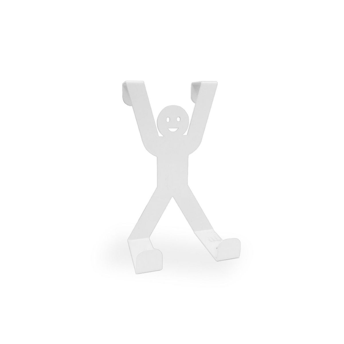 ORGANIZA DUCASSE - Colgador de Puerta 2 Ganchos Blanco