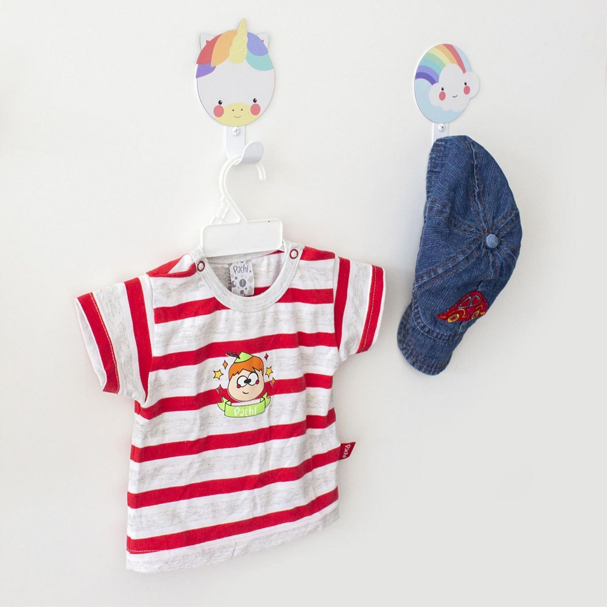 ORGANIZA DUCASSE - Set 2 Colgadores de Pared Infantil Fantasía